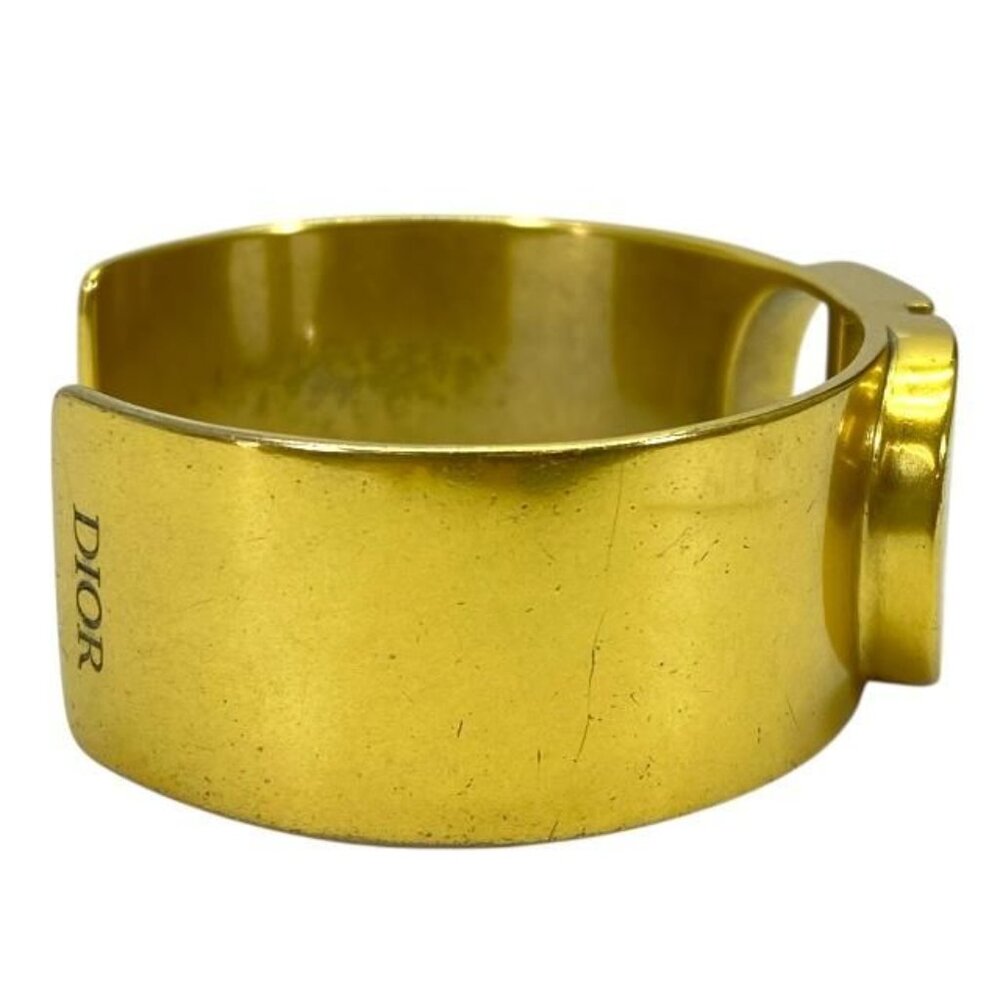 Christian Dior Bracelet Bangle Accessories Jewelry Small Logo GP - Picture 2 of 8